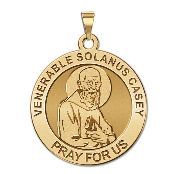 Venerable Solanus Casey Round Religious Medal