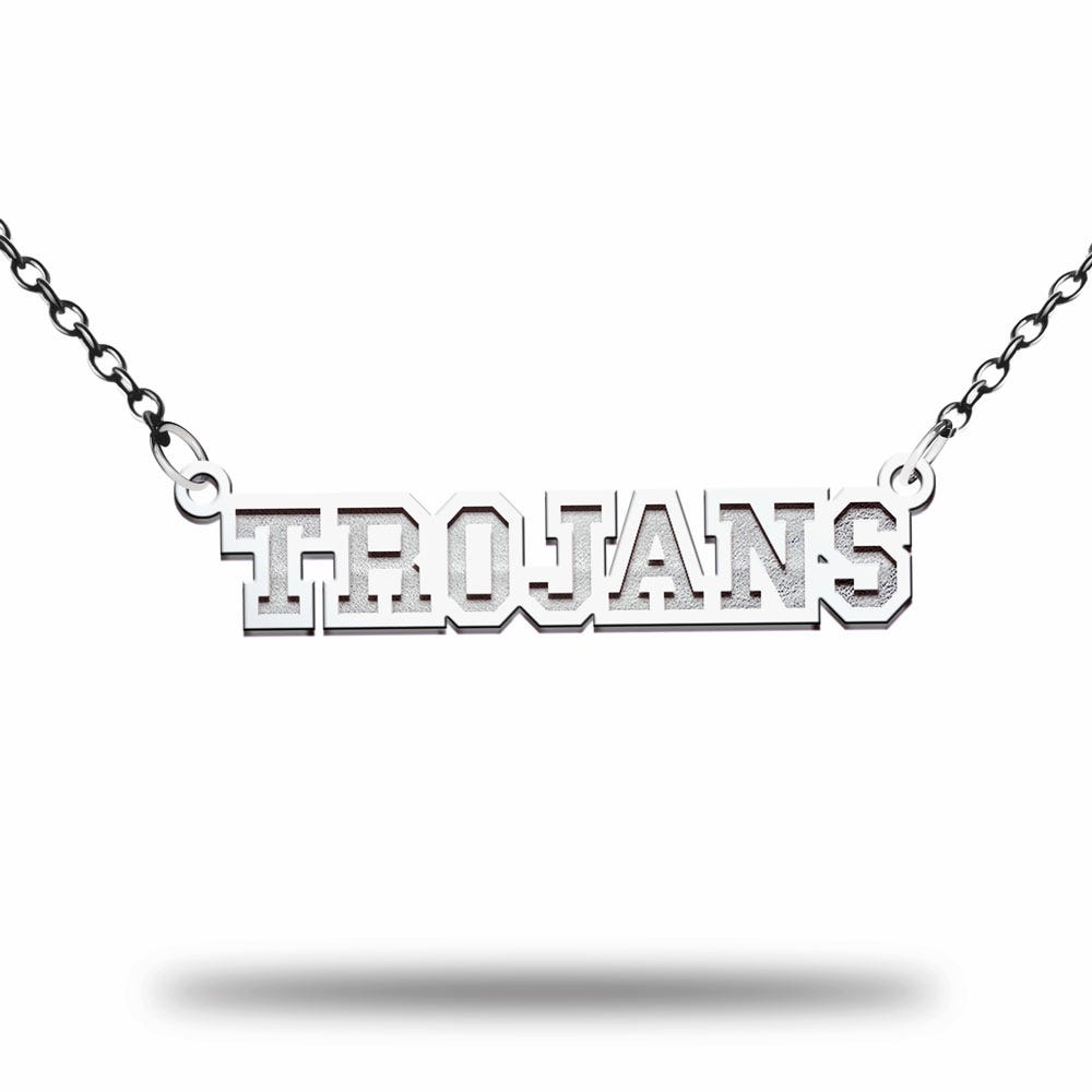 Usc Block Trojan Necklace