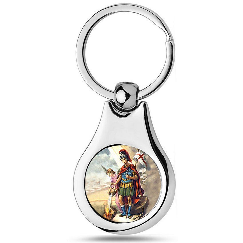 Saint Florian Keychain