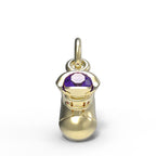 February Baby Shoe Charm (2734-002)