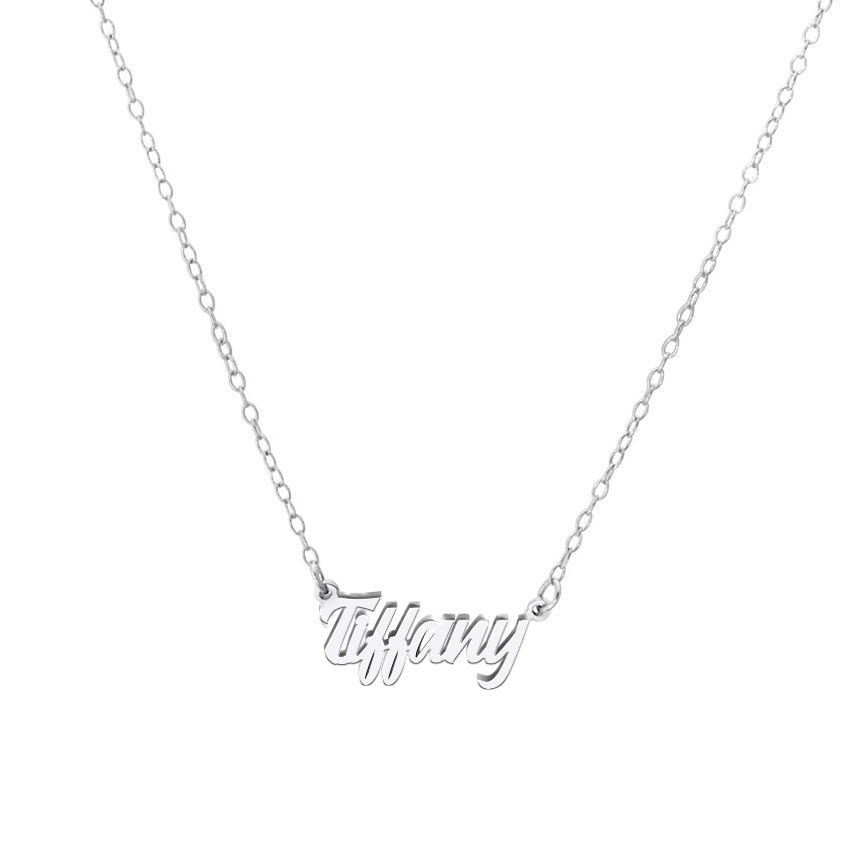 Petite Script Name Necklace