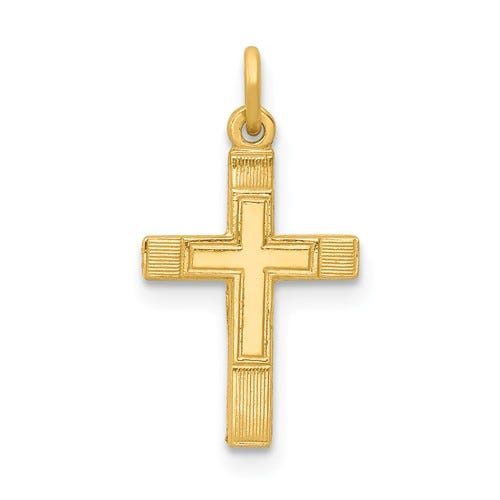 14K Small Cross Charm