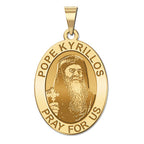 Pope Kyrillos Oval Religious Medal