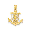 14K Mariner's Cross Pendant