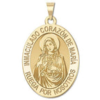 Immaculate Heart Of Mary Oval Medal
