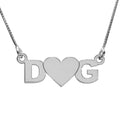 Heart with Initials Necklace