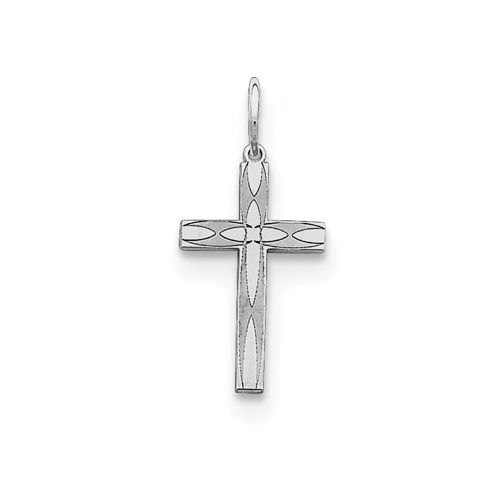Laser-Designed Cross Charm