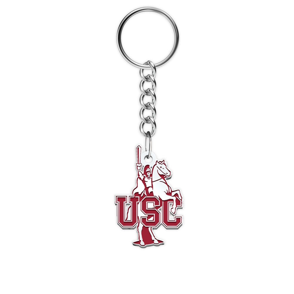 Usc Color Enamel Trvlr Key Chain