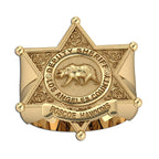 Personalized Los Angeles Sheriff Badge Ring