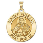 Saint Fidelis Round Religious Medal