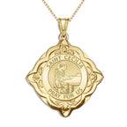 Saint Cecilia Cathedral Round Religious Medal
