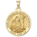 Saint Mariana De Jesus De Paredes Religious Medal