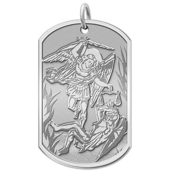 Saint Michael Dog Tag Medal