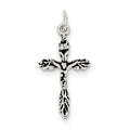 Sterling Silver Antiqued Crucifix Charm
