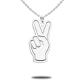 Usc Fight On Fingers Necklace