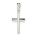 Sterling Silver Polished Cross Pendant