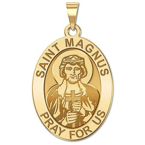 Saint Magnus Oval Religious Medal