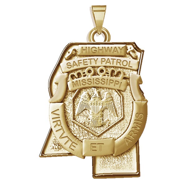 Personalized Mississippi Highwaypatrol Badge