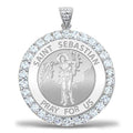 Saint Sebastian Cz Round Medal