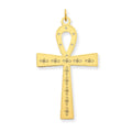 Laser Designed Ankh Cross Pendant