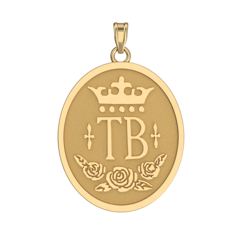 Thorobred Horse Breed Oval Medal
