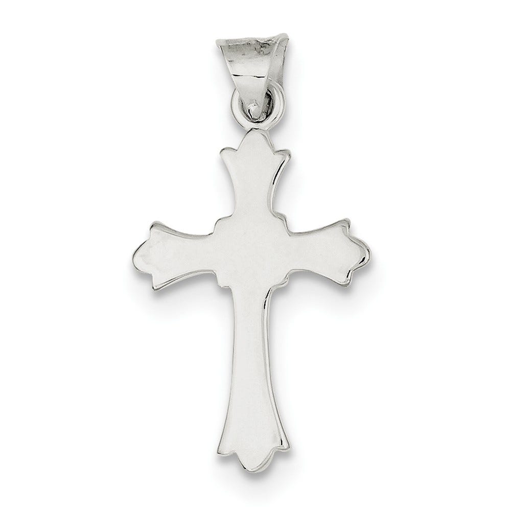Fleur De Lis Cross Pendant