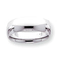 14K White Gold Approx. 0.28 Inch Comfort-Fit Light-Weight Wedding Band