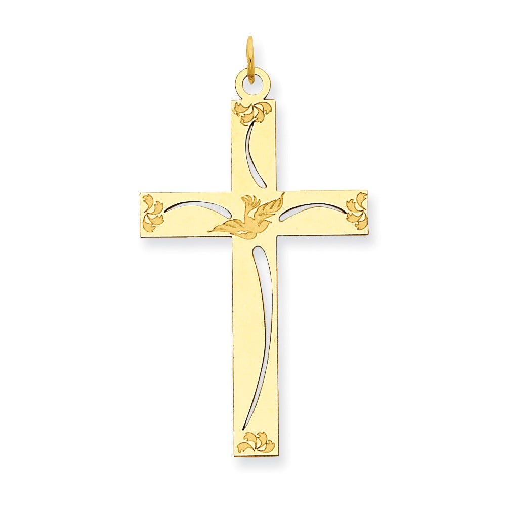 Laser Designed Cross Pendant