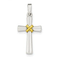 Polished Latin Cross Pendant