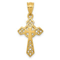 14K Gold Celtic Cross Pendant