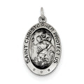 Sterling Silver St. Christopher Medal