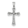 Sterling Silver Diamond Cross Pendant