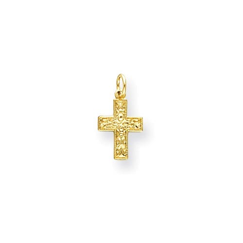 14K Cross Charm