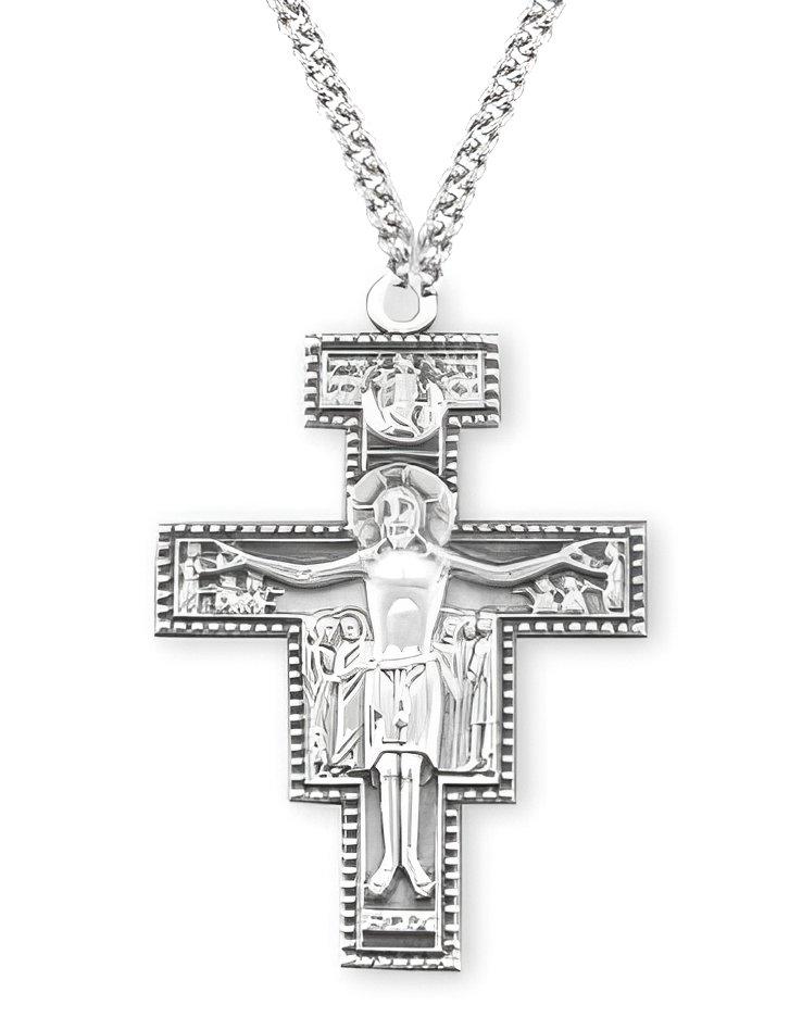 San Damiano Gold And Sterling Silver Medal