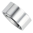Sterling Silver Approx. 0.35 Inch Flat Comfort-Fit Wedding Band