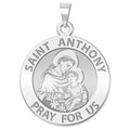 Saint Anthony Round Religious Medal