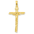 14K Inri Crucifix Pendant