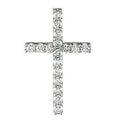 Petite Diamond Cross Pendant