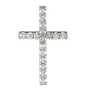 Petite Diamond Cross Pendant