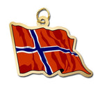Norway Flag Charm