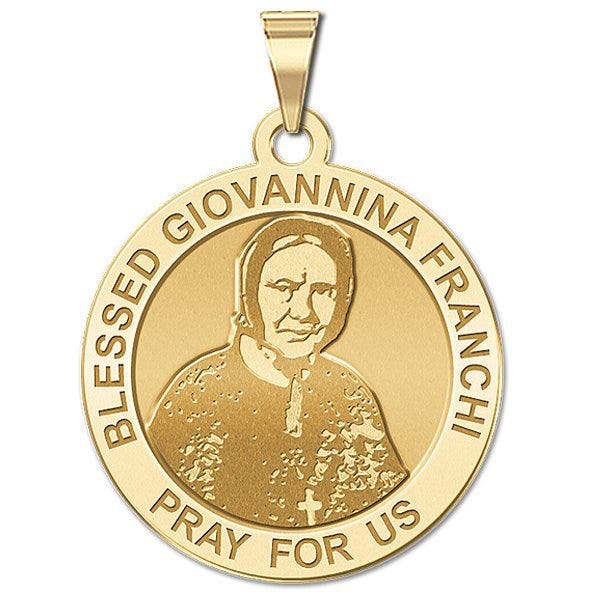 Blessed Giovannina Franchi Round Religious Medal