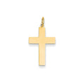 14K Polished Cross Pendant