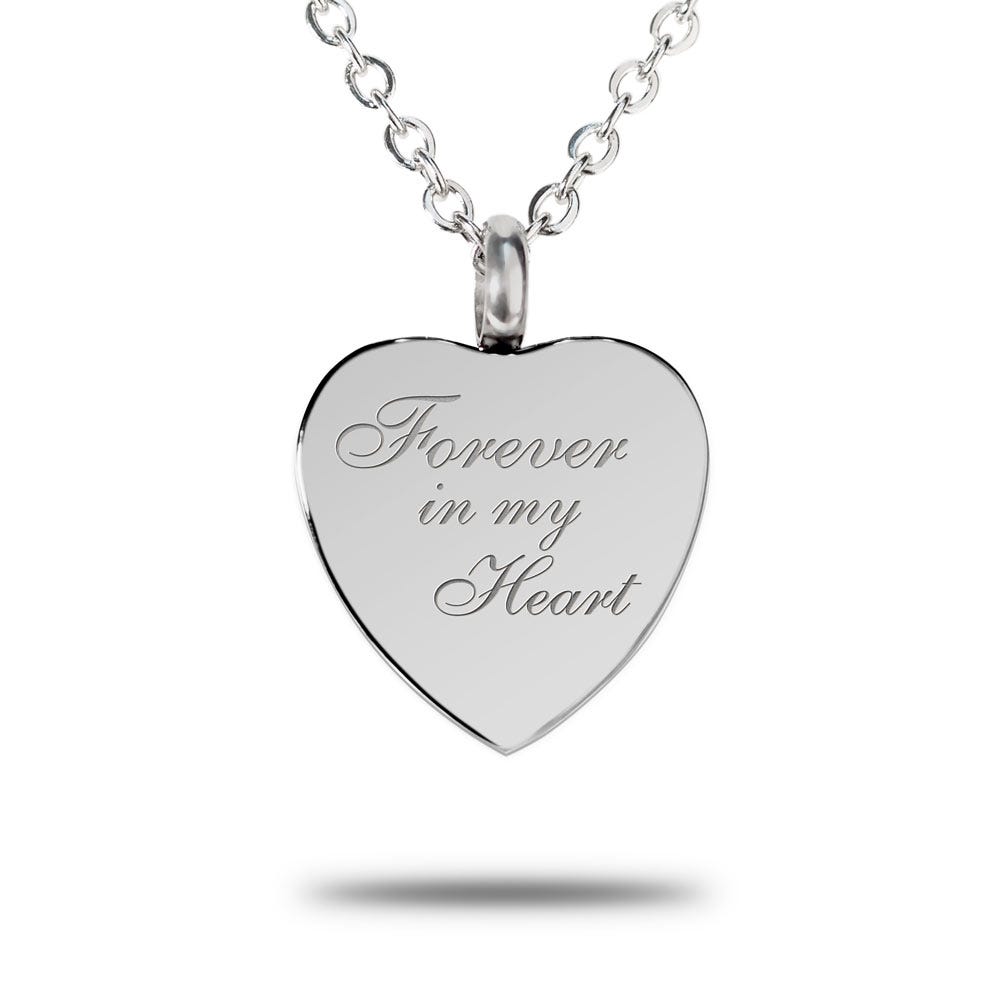 Forever in My Heart, Heart Shape Cremation and Ash Vessel