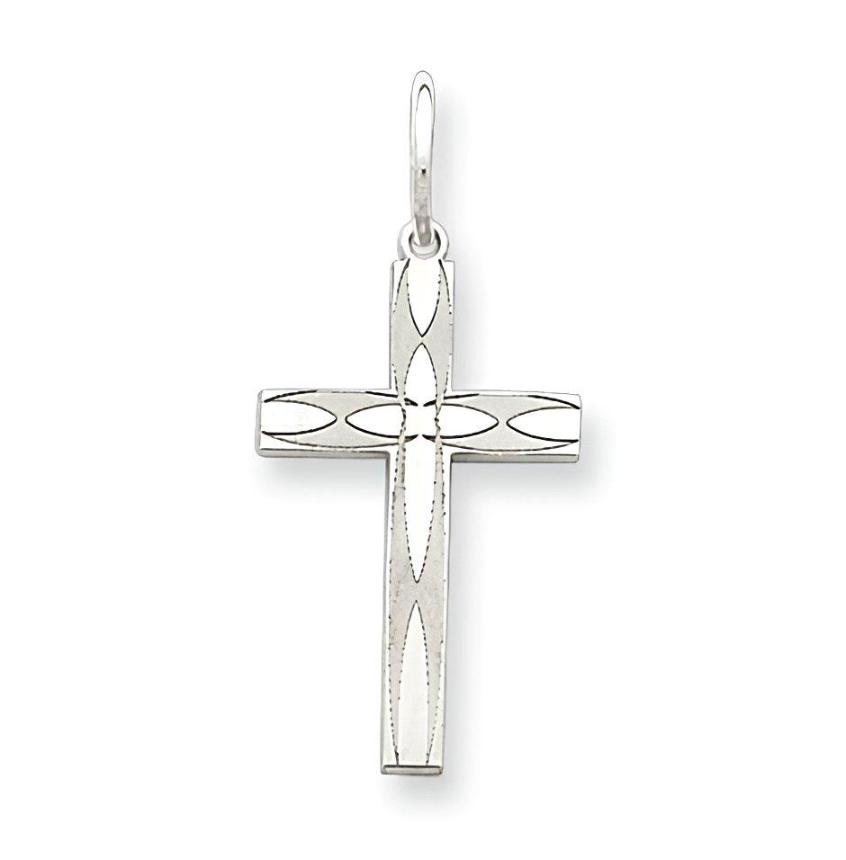 Laser Designed Cross Charm