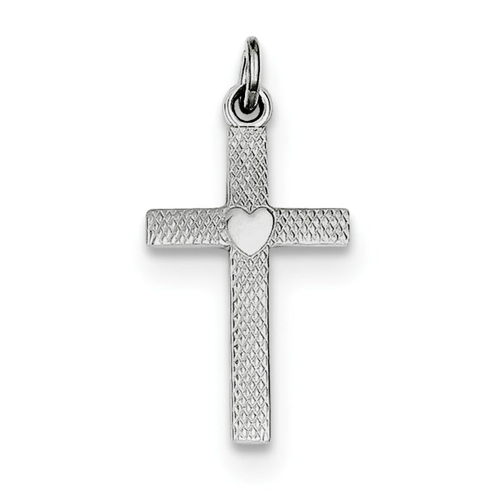 Heart Cross Charm