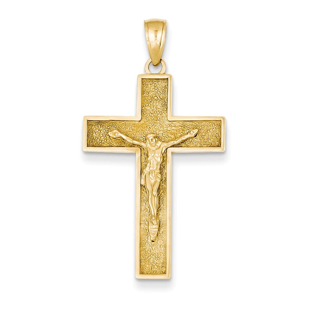 14K Crucifix Pendant