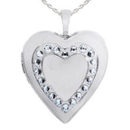 Swarovski Crystal Heart Photo Locket