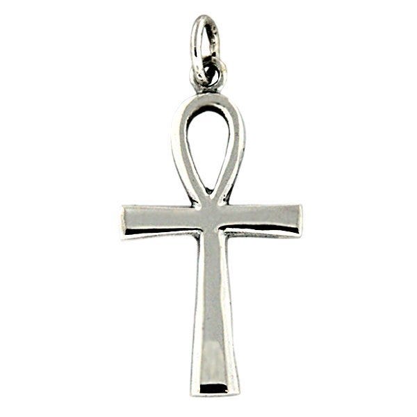 Sterling Silver Ankh Cross Pendant