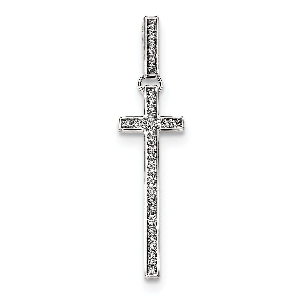 Cz Cross Pendant