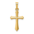 Polished Pointed Cross Pendant